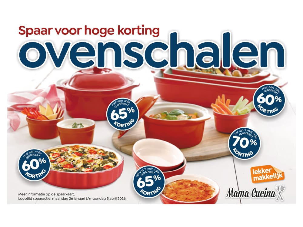 Winkelmateriaal Van Tol en Mama Cucina